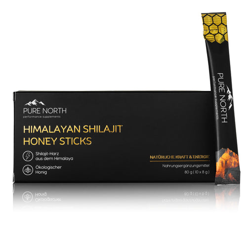 Pure North Himalayan Shilajit Honey Sticks (10er-Pack)