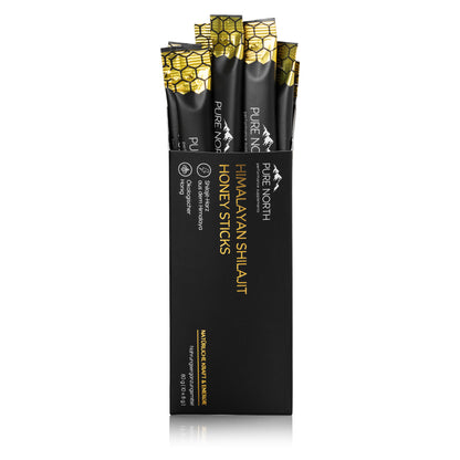 Pure North Himalayan Shilajit Honey Sticks (10er-Pack)
