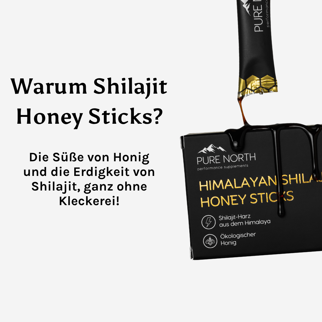 Pure North Himalayan Shilajit Honey Sticks (10er-Pack)